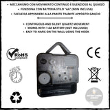 INDUSTRIAL ➤ Orologio in Vinile da Parete Zona Industiale Fabbrica Idea Regalo