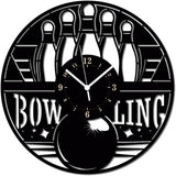 Bowling ➤ Orologio da Parete - Palla Gioco Giocatore Idea Regalo