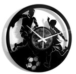 Calcio ➤ Orologio in Vinile da Parete Squadra Giocatore