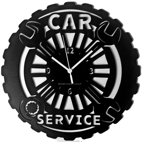 CAR SERVICE ➤ Orologio da Parete Auto Meccanico Carrozziere Officina