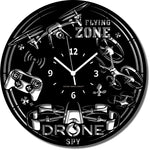 DRONE ➤ Orologio da Parete in Legno - Flying Zone