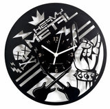 Heavy Metal ➤ Orologio da Parete Musica Batteria Chitarra Rock Basso