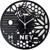 Honey Bee ➤ Orologio da Parete Api Miele Nido d'Ape Alveare Idea Regalo