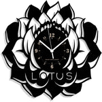 FIORE DI LOTO  ➤ Orologio da Parete in Legno LOTUS