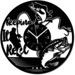 Fishing Pescatore ➤ Orologio da Parete  Pescare Pesca - Idea Regalo