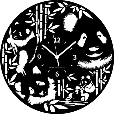 PANDA ➤ Orologio da Parete - Giappone Animali Idea Regalo