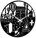 Parigi ➤ Orologio in Vinile da Parete - Francia Città