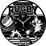 Rugby ➤ Orologio da Parete Sport Squadra Giocatore Idea Regalo Sportivo