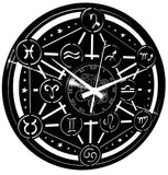 Astrologia ➤ Orologio in Vinile da Parete - Oroscopo Affinità  Segni Zodiacali #2