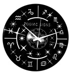 Segni Zodiacali ➤ Orologio in Vinile da Parete - Oroscopo Affinità Astrologia