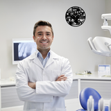 Dentista ➤ Orologio da Parete Studio Medico Odontoiatria Clinica