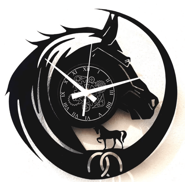 Cavallo - Orologi in Vinile - InstantKarmaClocks.it