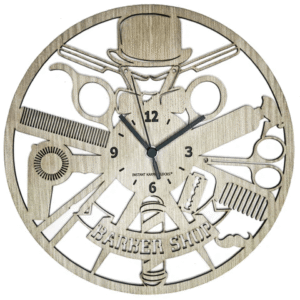 BARBER SHOP #5 ➤ Orologio da Parete