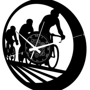 Bicicletta Ciclismo ➤ Orologio in Vinile da Parete