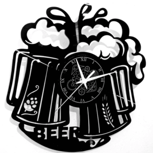 Birra #2 ➤ Orologio in Vinile da Parete