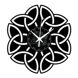 Design Celtico #2 ➤ Orologio in Vinile da Parete