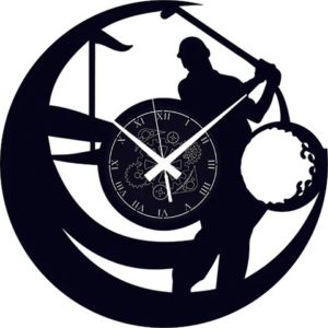 GOLF ➤ Orologio in Vinile da Parete