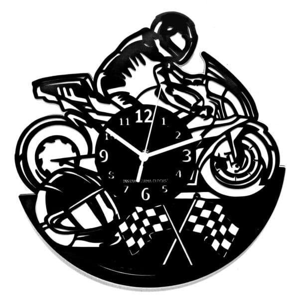 moto da corsa - orologio da parete