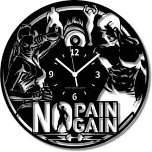 PALESTRA ➤ Orologio da Parete in Legno