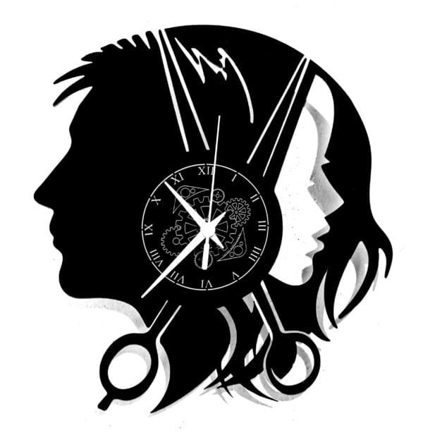 OROLOGIO DA PARETE PARRUCCHIERE UOMO DONNA BARBER SHOP