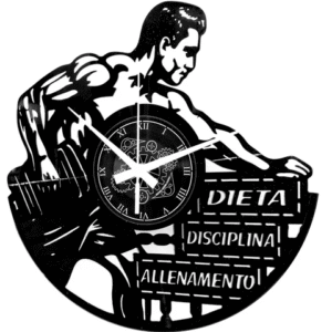 Palestra Fitness #2 ➤ Orologio in Vinile da Parete