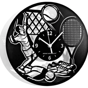 TENNIS #2 ➤ Orologio da Parete in Legno