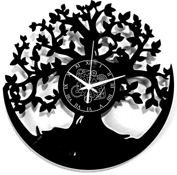 albero della vita - orologio in vinile da parete